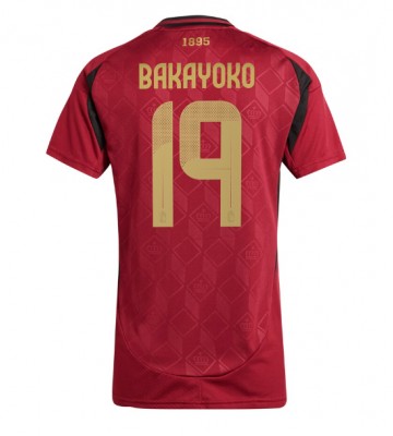 Belgien Johan Bakayoko #19 Replika Hjemmebanetrøje Dame EM 2024 Kortærmet